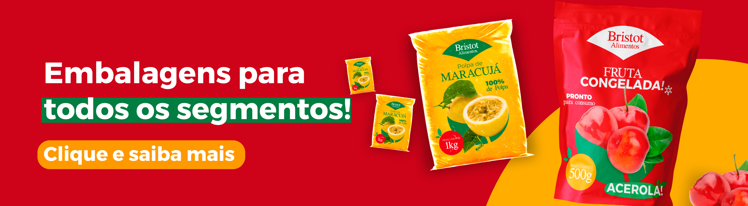 embalagens de polpa de fruta